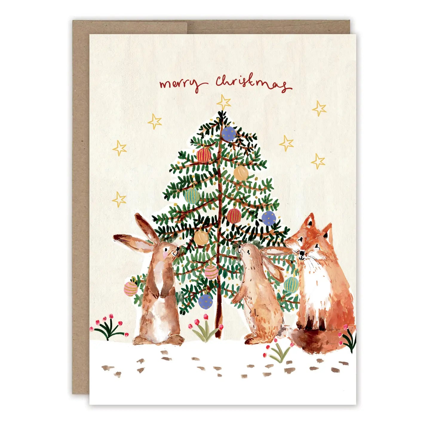 Biely & Shoaf Boxed Notes - Bunny & Fox Christmas