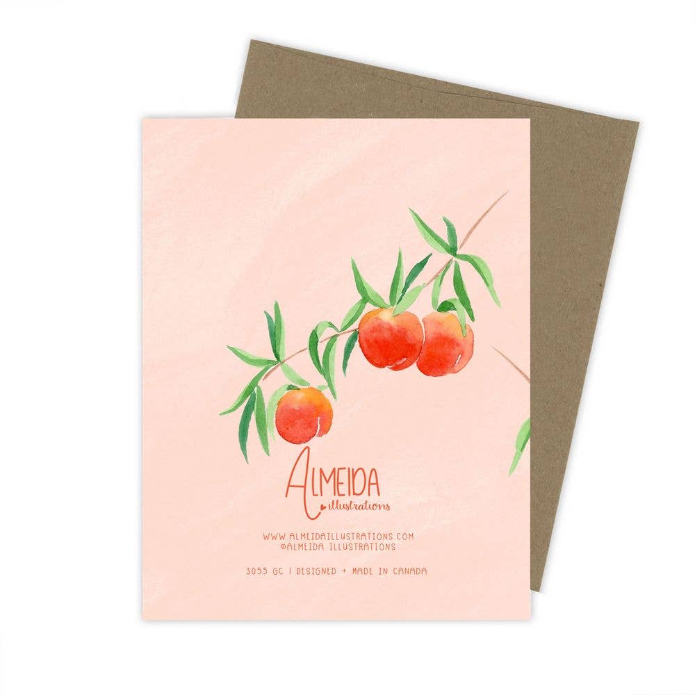 Greeting Card - You're a Peach