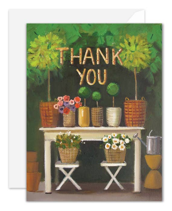 Greeting Card - Thank You Plants