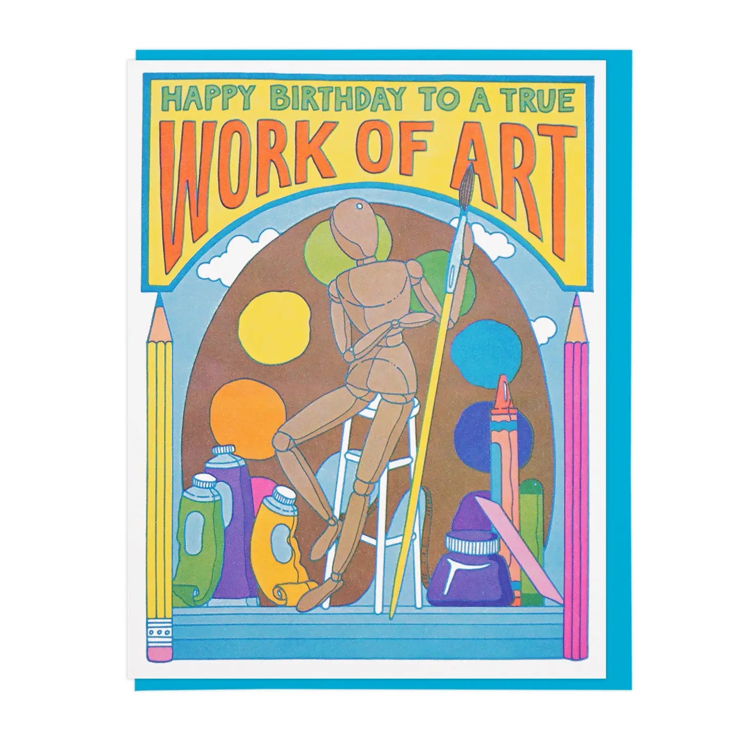 Lucky Horse Press Greeting Card - Work Of Art