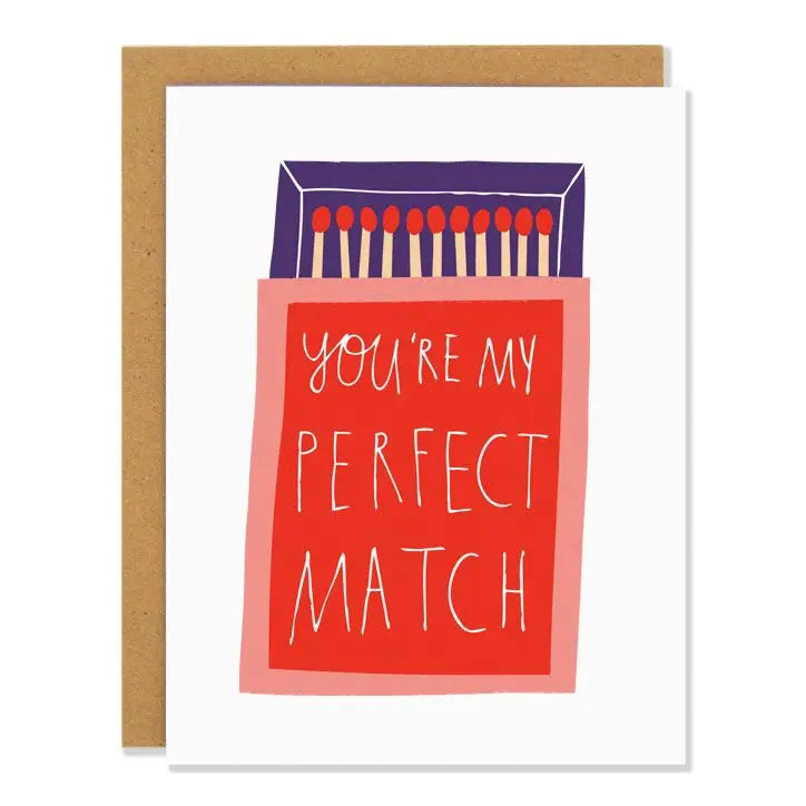 Badger & Burke Greeting Card - Perfect Match