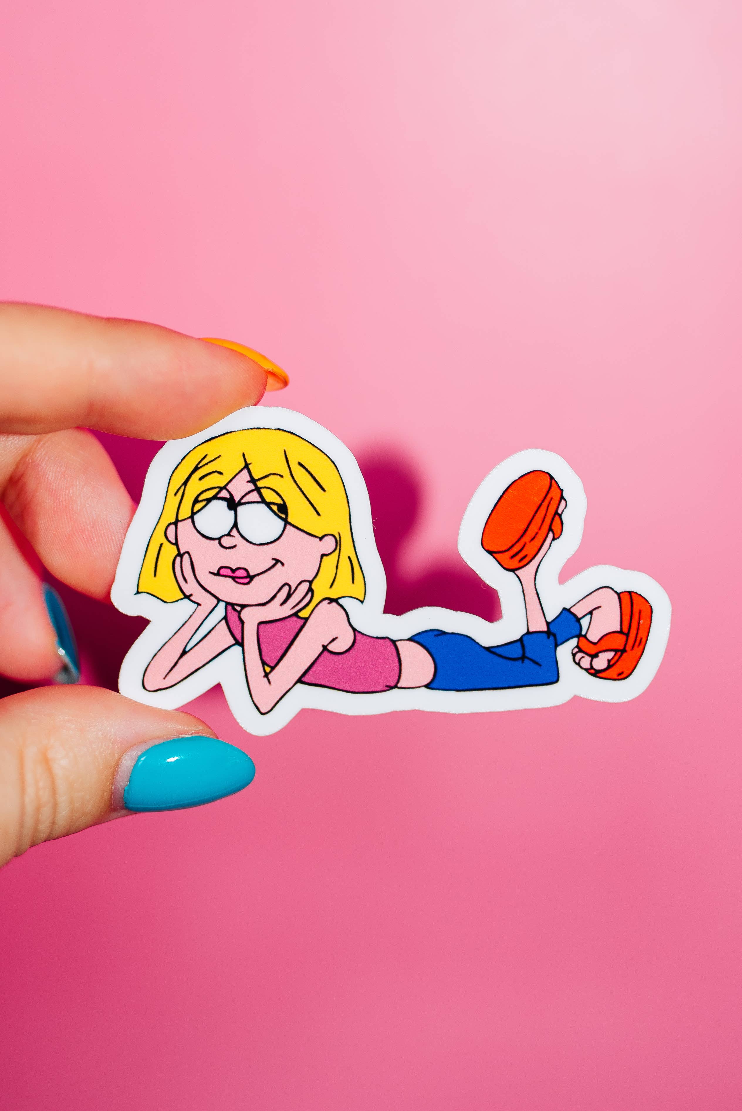 Lizzie McGuire Sticker, 90s Cartoon TV Show, Pop Culture