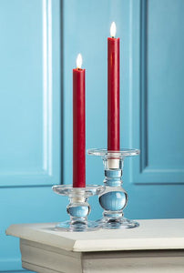 LED Taper Candles - Red