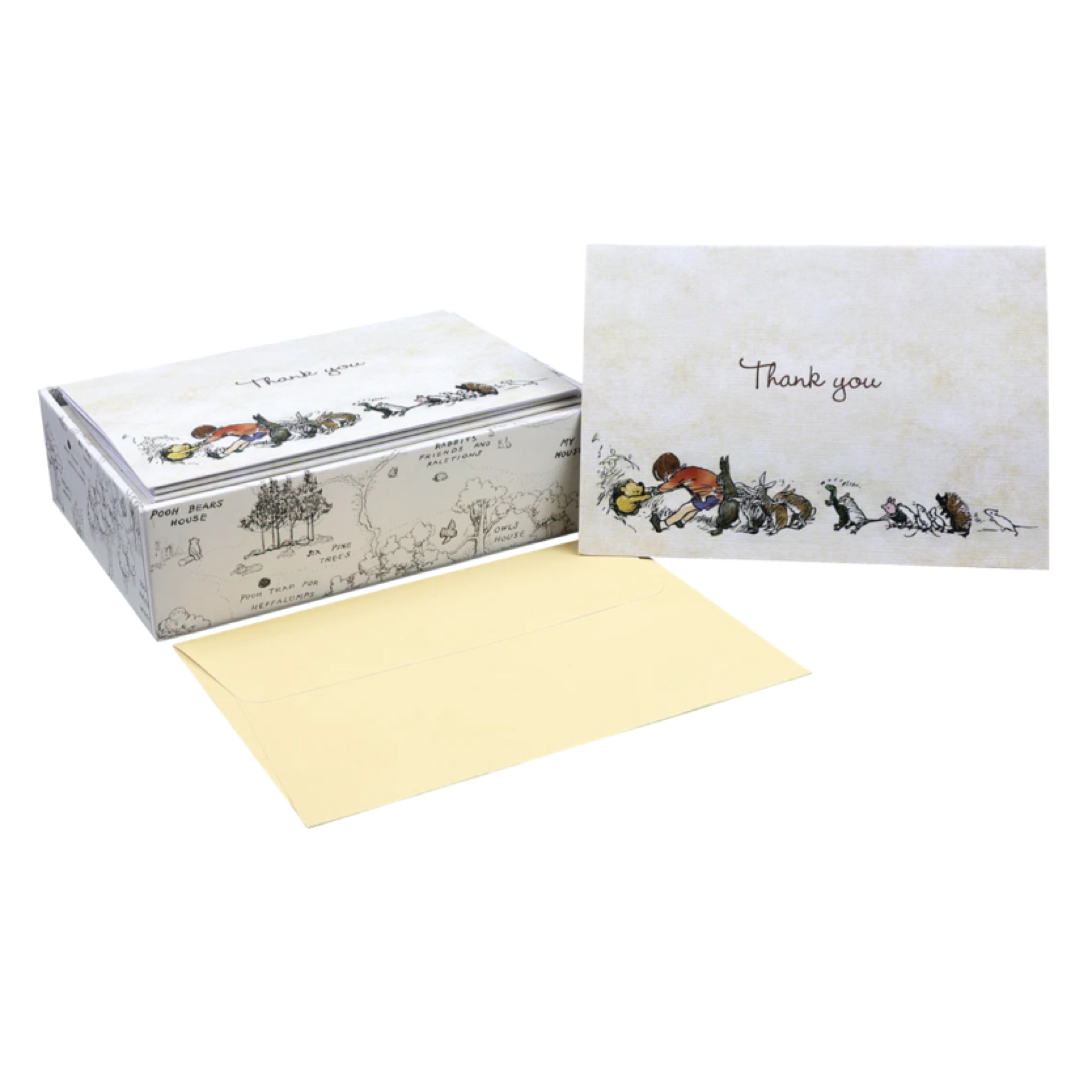 Peter Pauper Boxed Notes - Thank You Pooh Bear