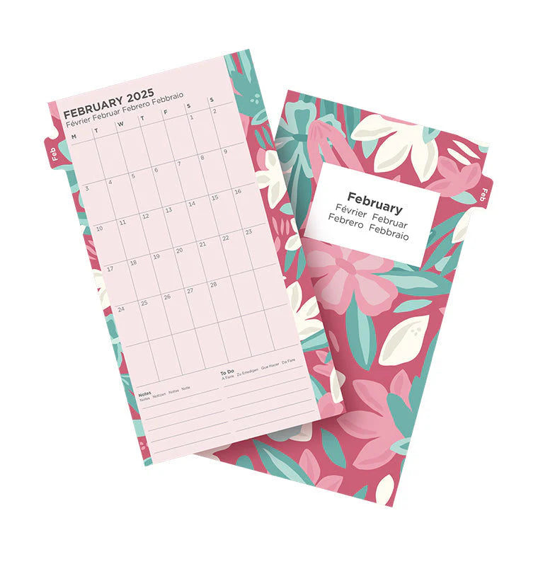 2025 Filofax Refill - Personal Week On Two Pages, Floral