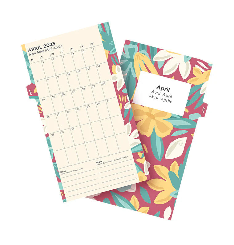 2025 Filofax Refill - Personal Week On Two Pages, Floral