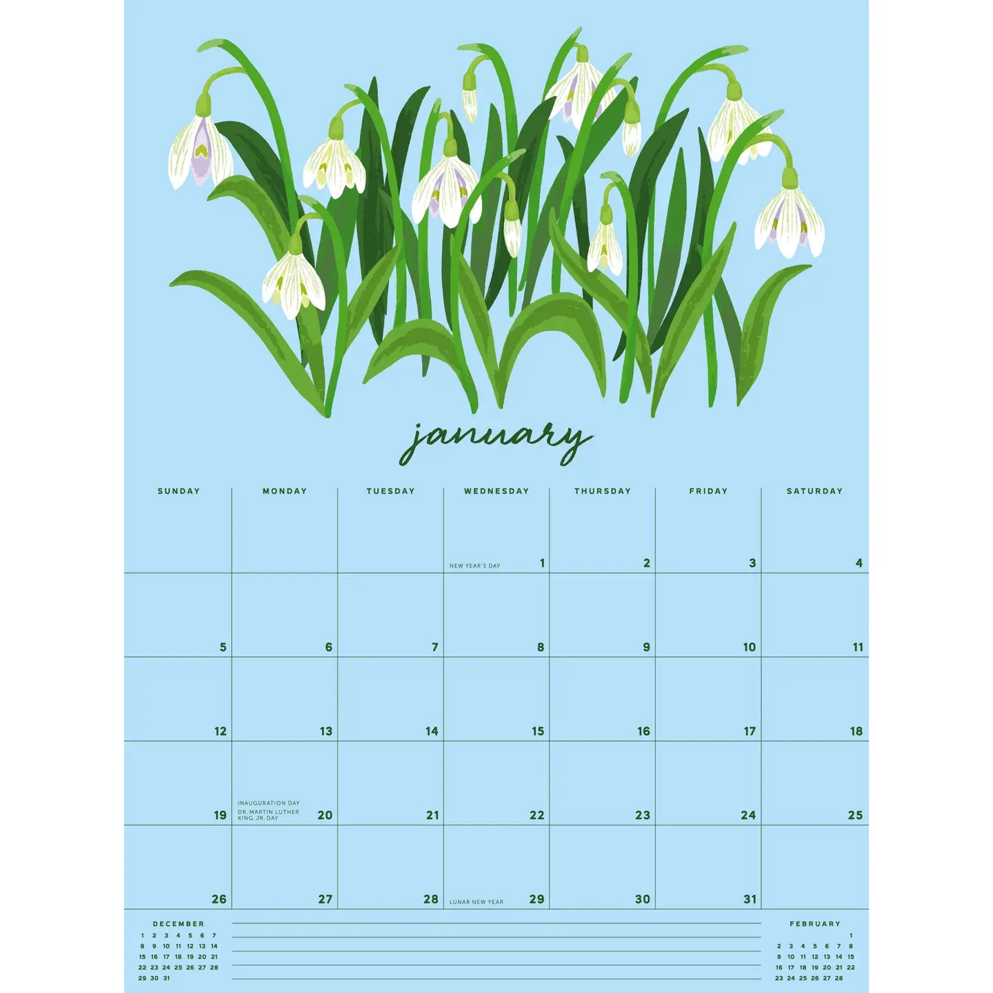 Wall Calendar - Flourish