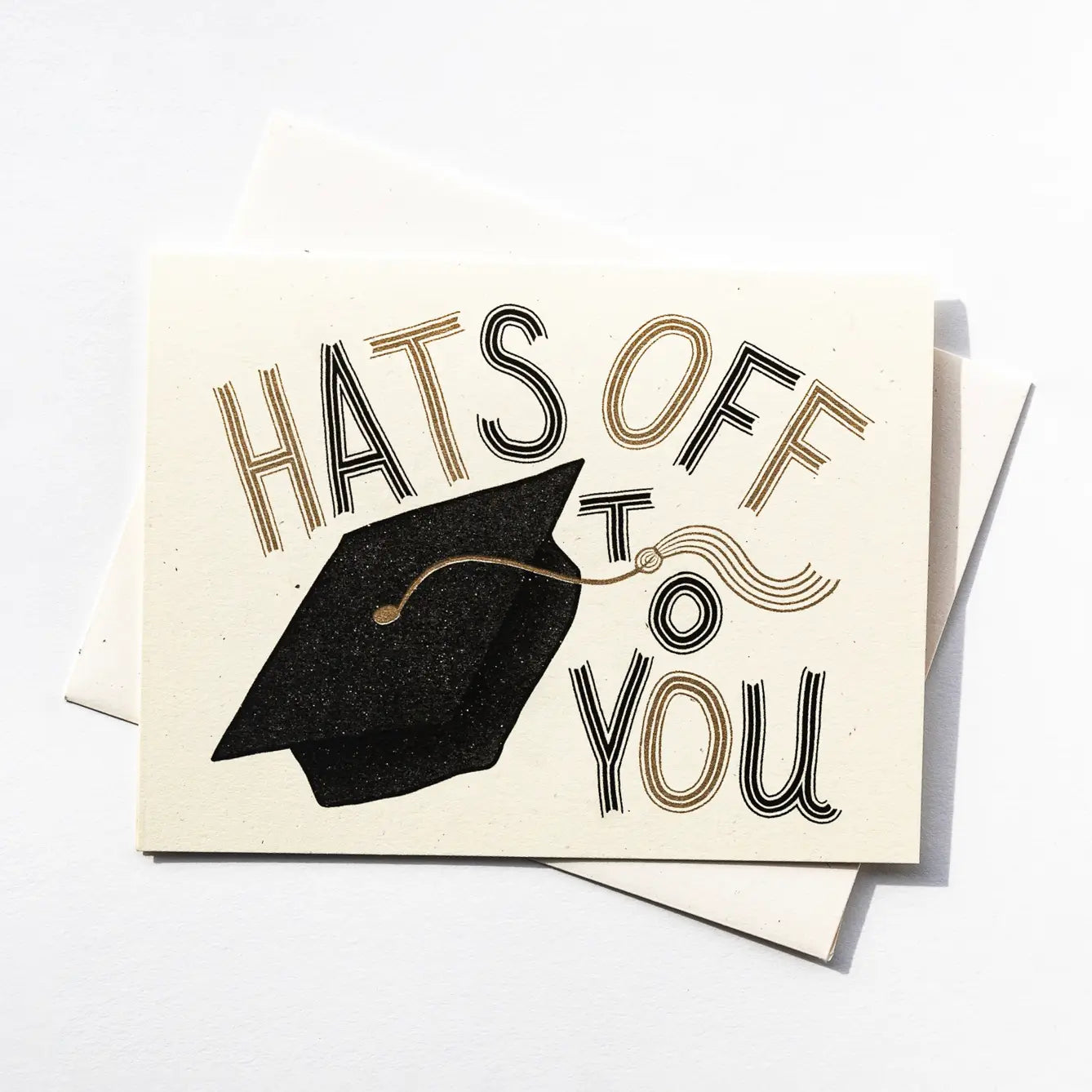 Bromstad Printing Greeting Card - Hats Off