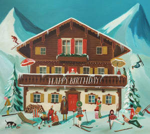 Greeting Card - Mountain Moguls Birthday