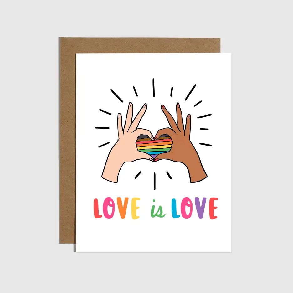 Brittany Paige Greeting Card - Love Is Love