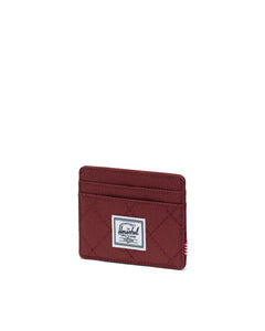 Herschel Charlie Cardholder Wallet - Red Quilted