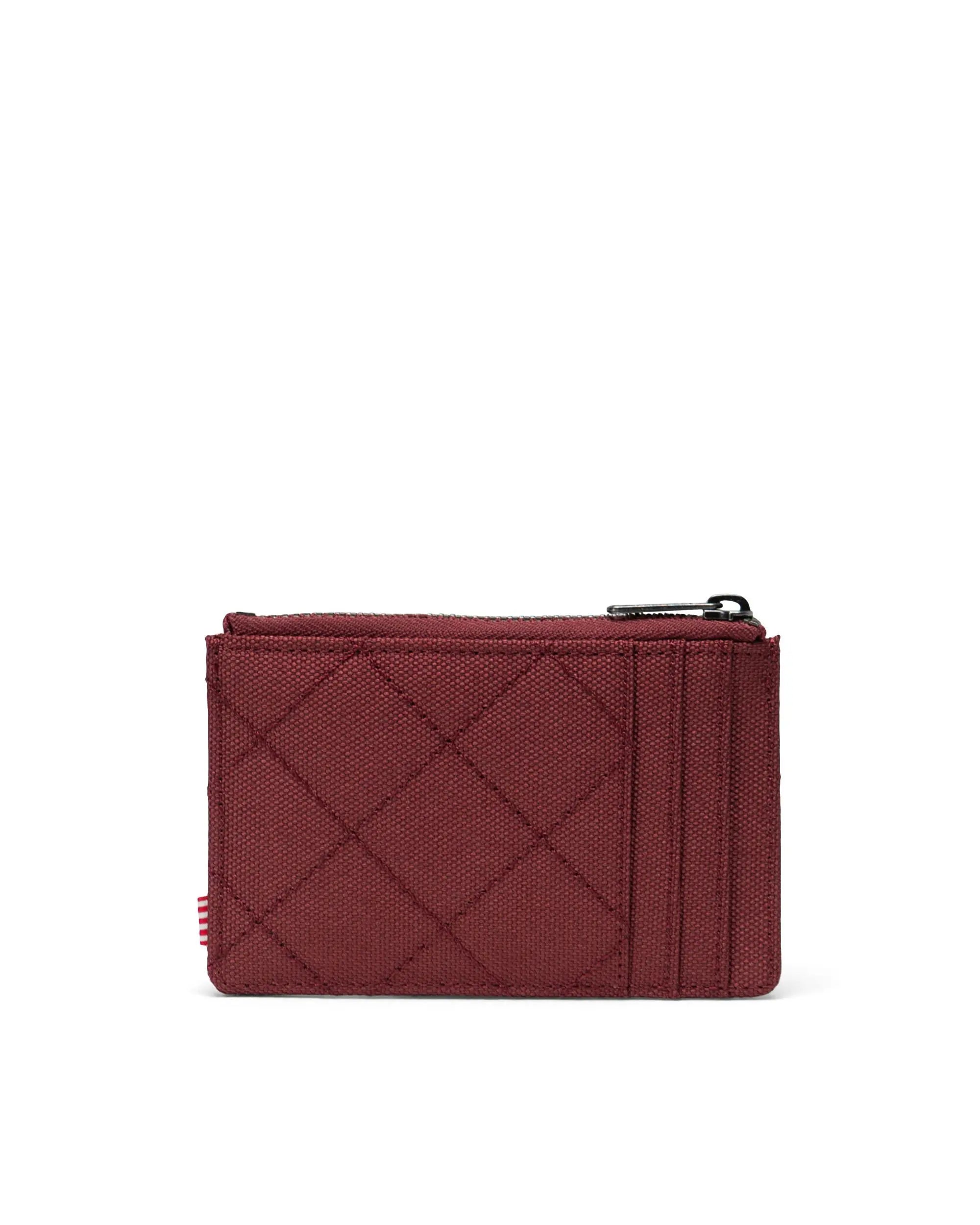 Herschel Oscar Cardholder Wallet - Red Quilted