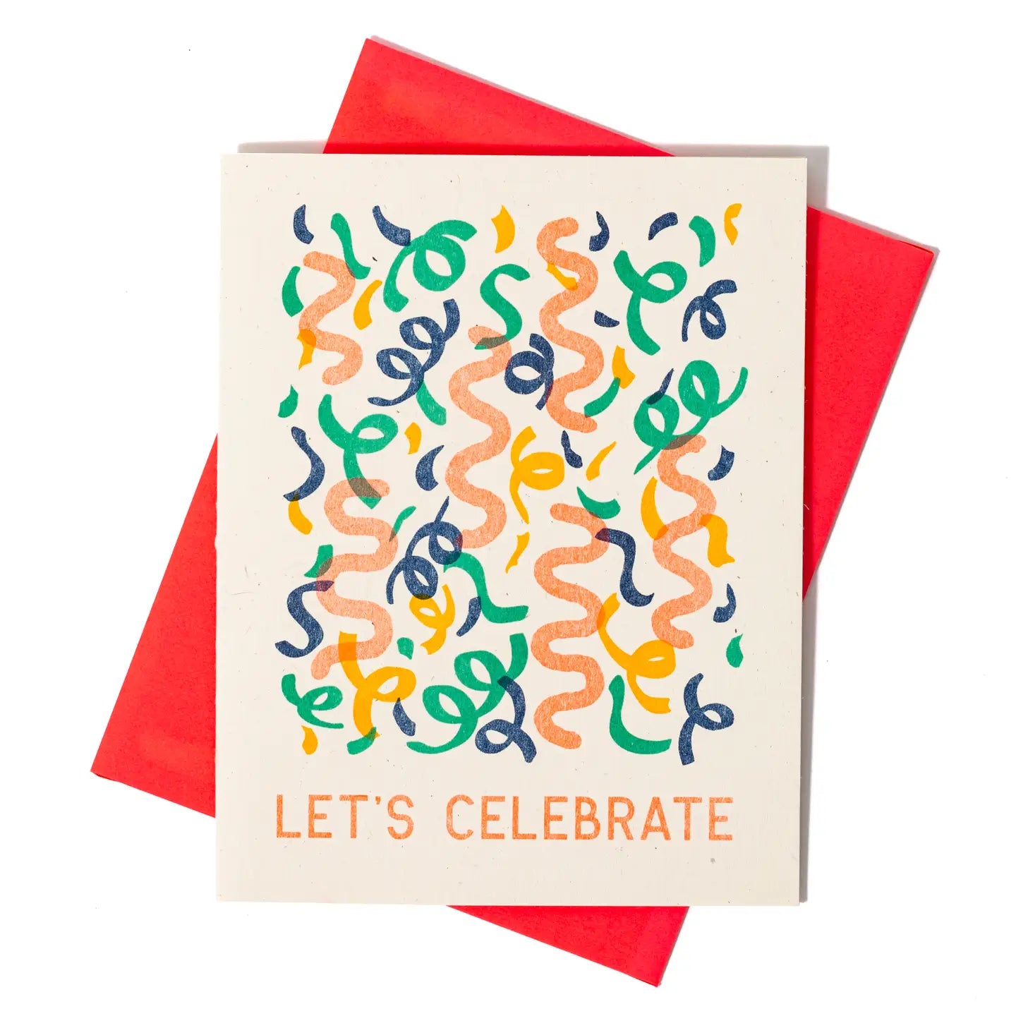 Bromstad Printing Greeting Card - Let's Celebrate