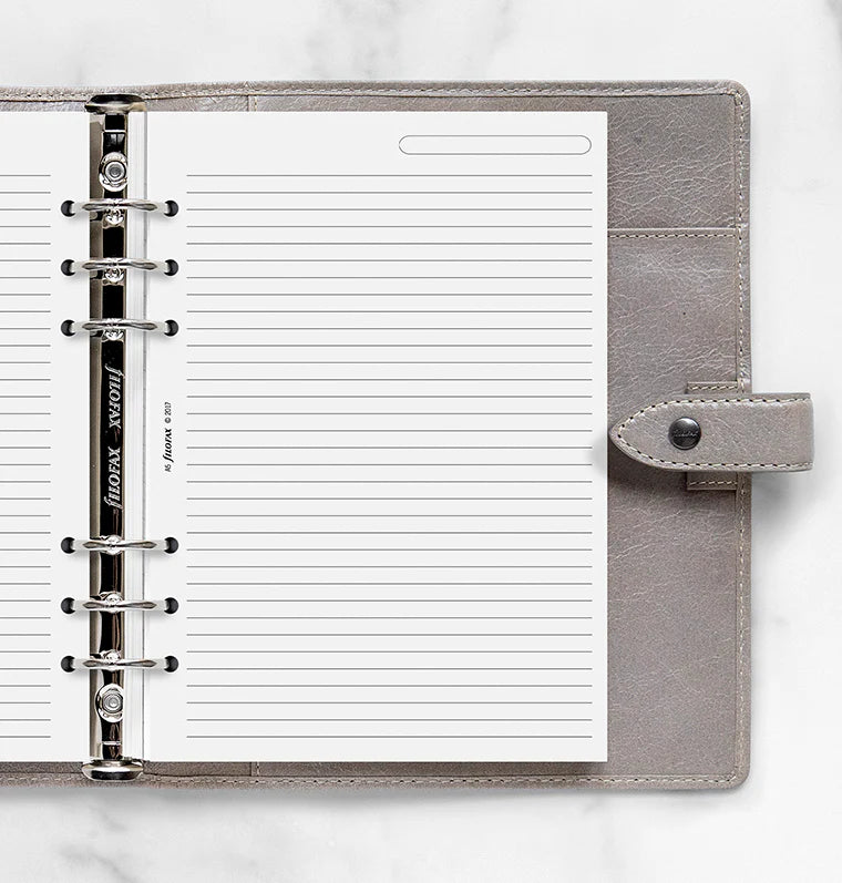 Filofax Refill - A5 White Ruled Paper