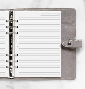 Filofax Refill - A5 White Ruled Paper