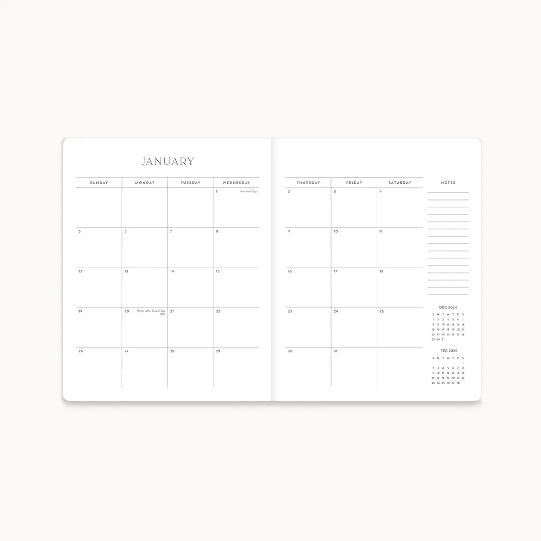 2025 Monthly Planner - Dahlia Dance