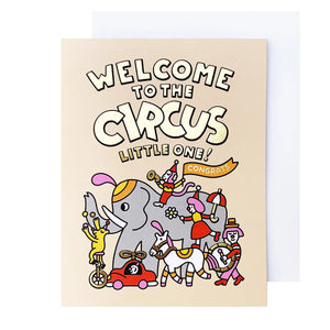 The Social Type Greeting Card - Little One Circus