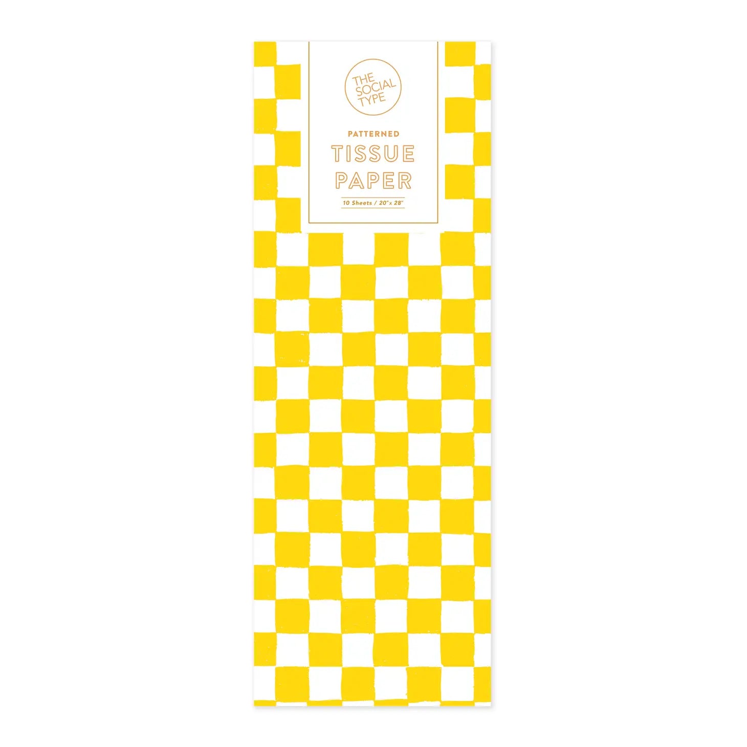 Tissue - Yellow Checker