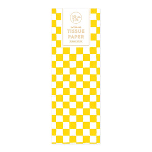 Tissue - Yellow Checker