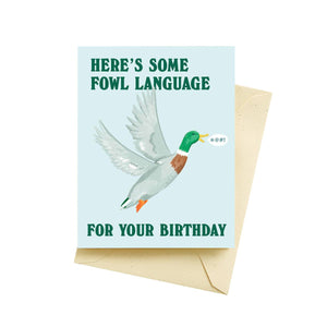 Fowl Language Birthday Cards