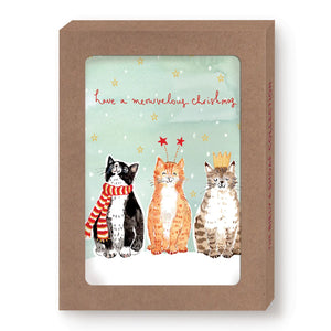 Biely & Shoaf Boxed Notes - Cats Meowvelous Christmas