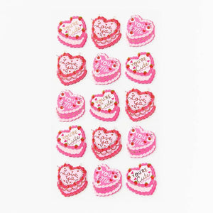 Stickers - Vintage Heart Cake