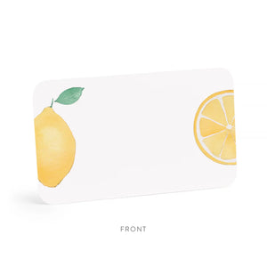 E Frances Boxed Little Notes - Lemon