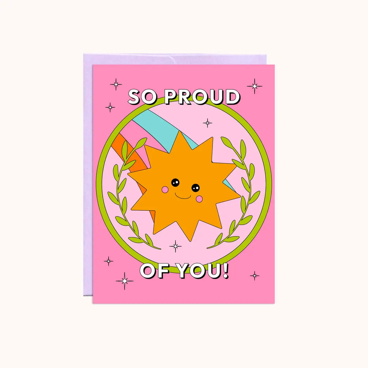 Party Mountain Greeting Card - Proud Of You