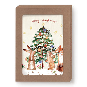 Biely & Shoaf Boxed Notes - Bunny & Fox Christmas