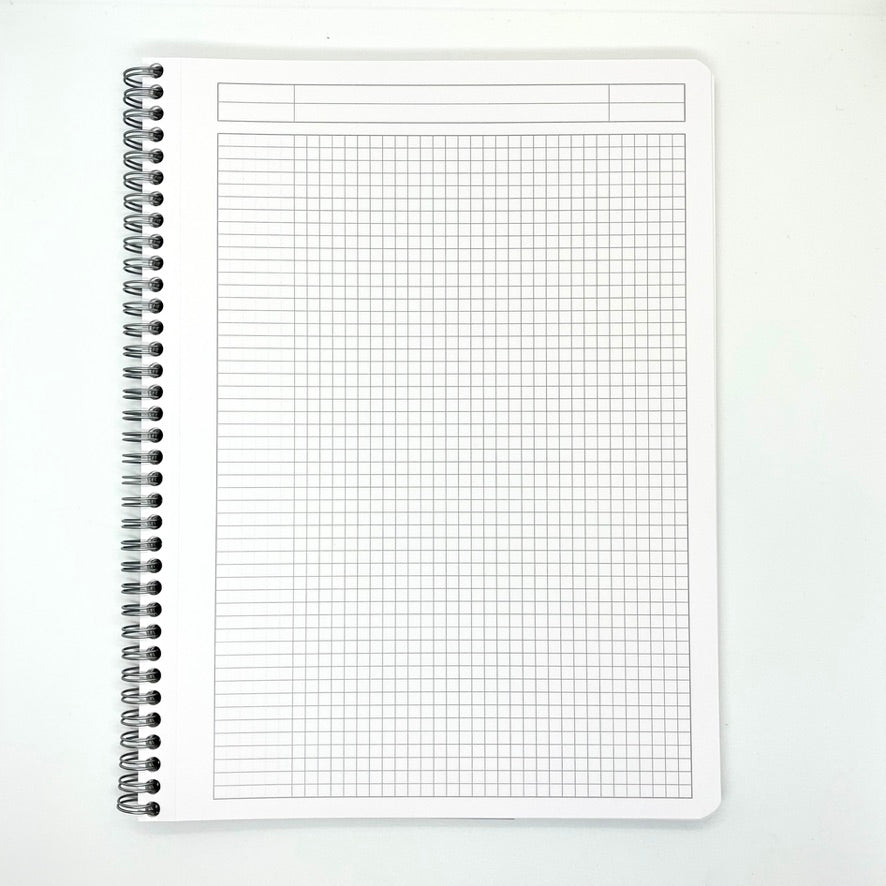 Rhodia Notebook Coiled A4 Graph - White