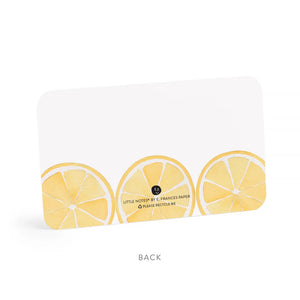 E Frances Boxed Little Notes - Lemon