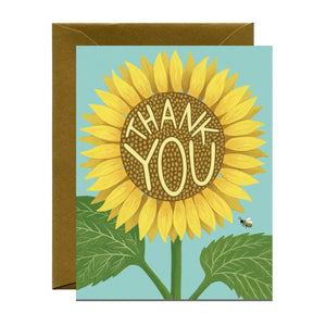 Yeppie Paper Greeting Card - Sunflower Thank You