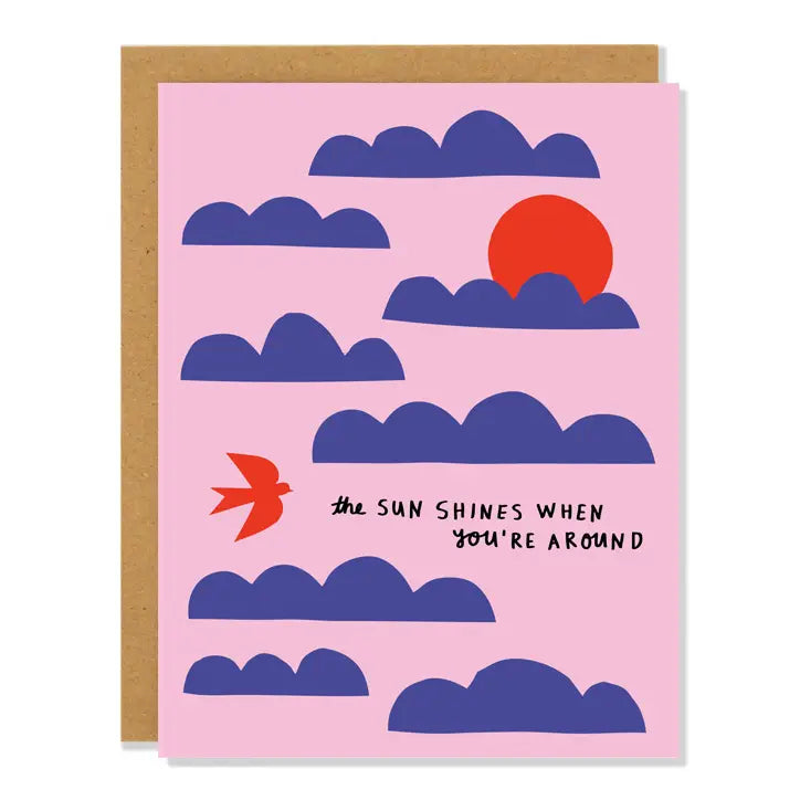 Badger & Burke Greeting Card - The Sun Shines