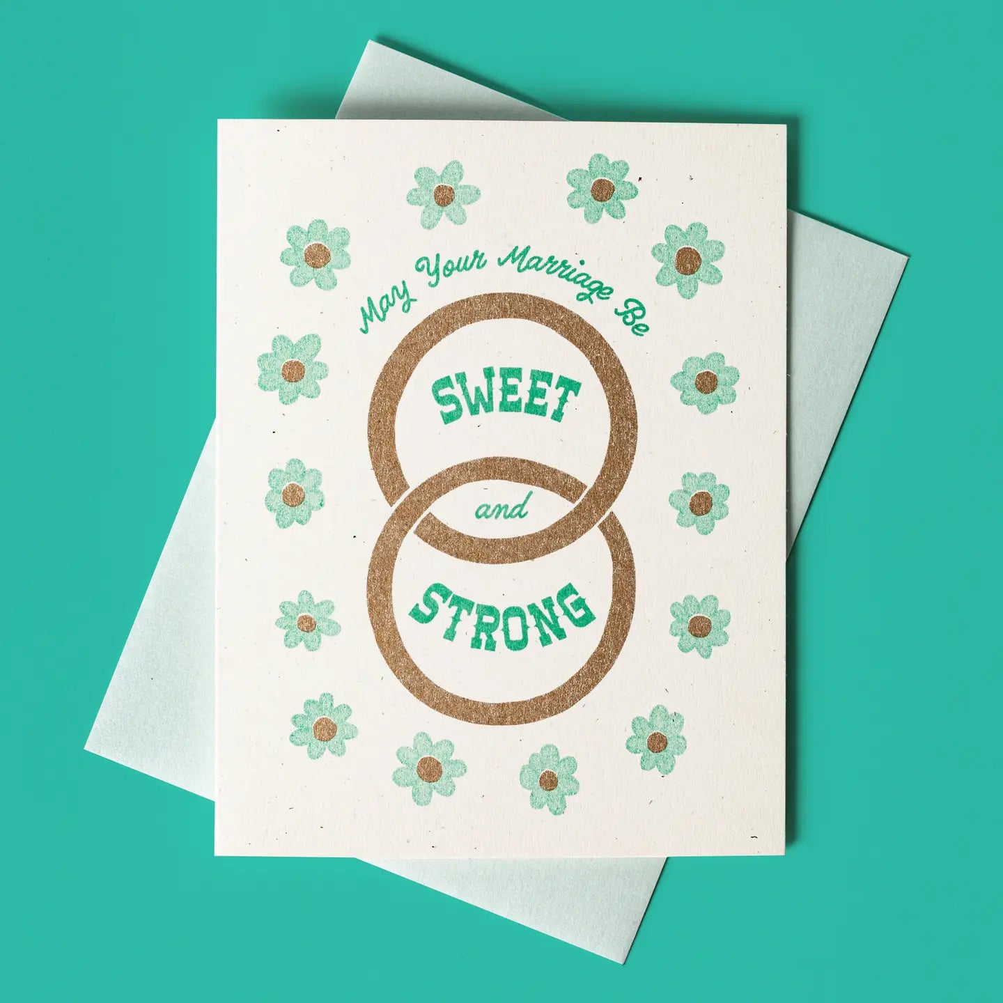 Bromstad Printing Greeting Card - Sweet and Strong Marriage