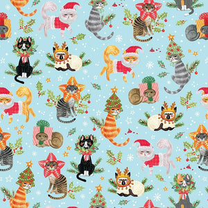 Jillson & Roberts Roll Wrap - Naughty Cats