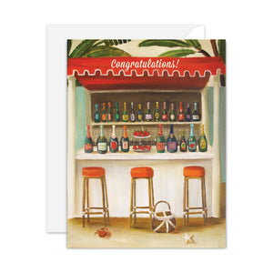 Greeting Card - Champagne Shack