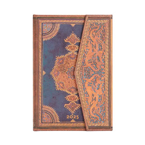 Paperblanks 2025 Mini Weekly Planner - Safavid Indigo