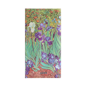 Paperblanks 2025 Slim Weekly Planner - Van Gogh's Irises