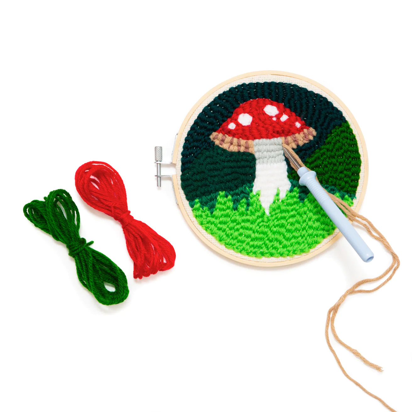 Punch Needle Kit - Mushroom