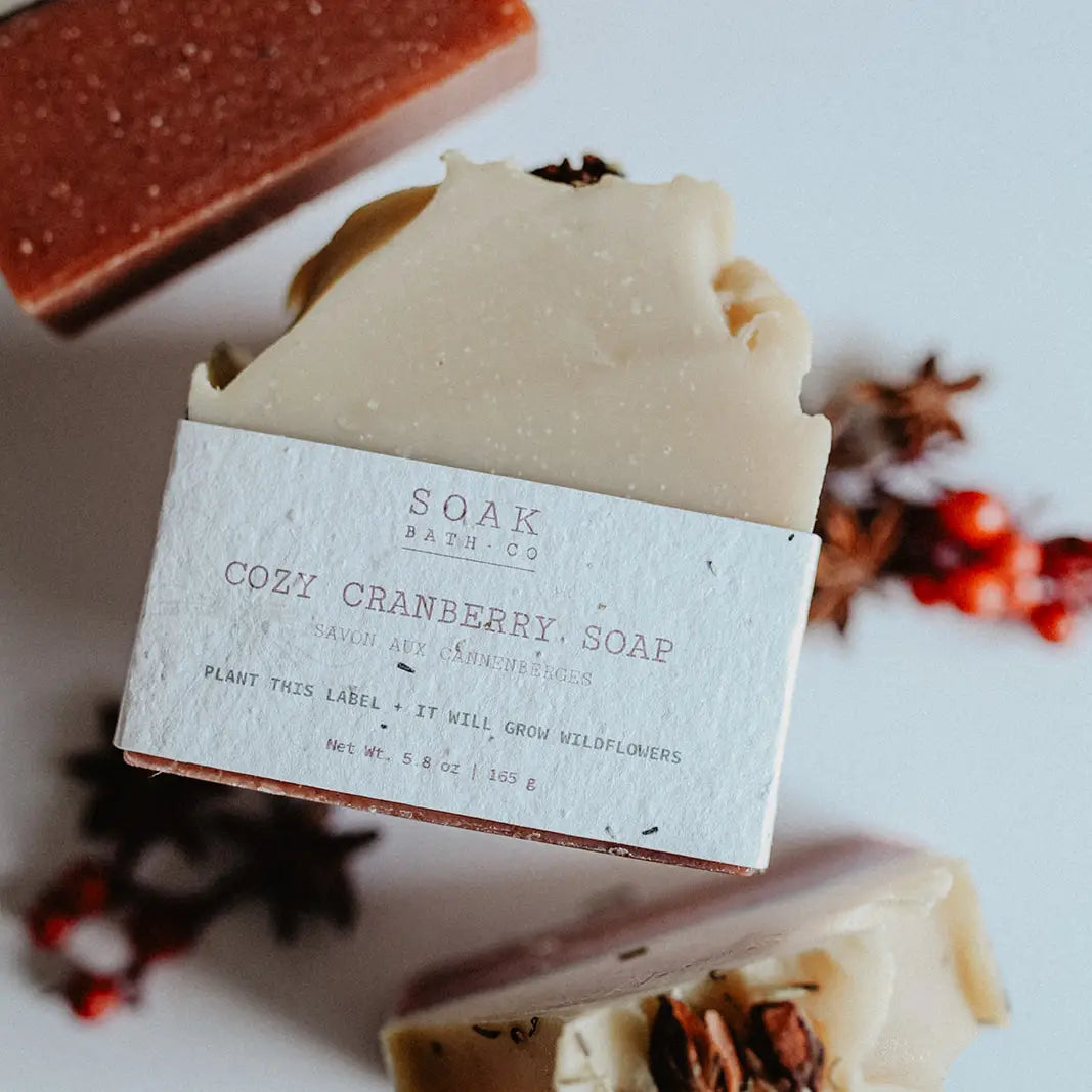 Soak Bath Co Soap - Cozy Cranberry