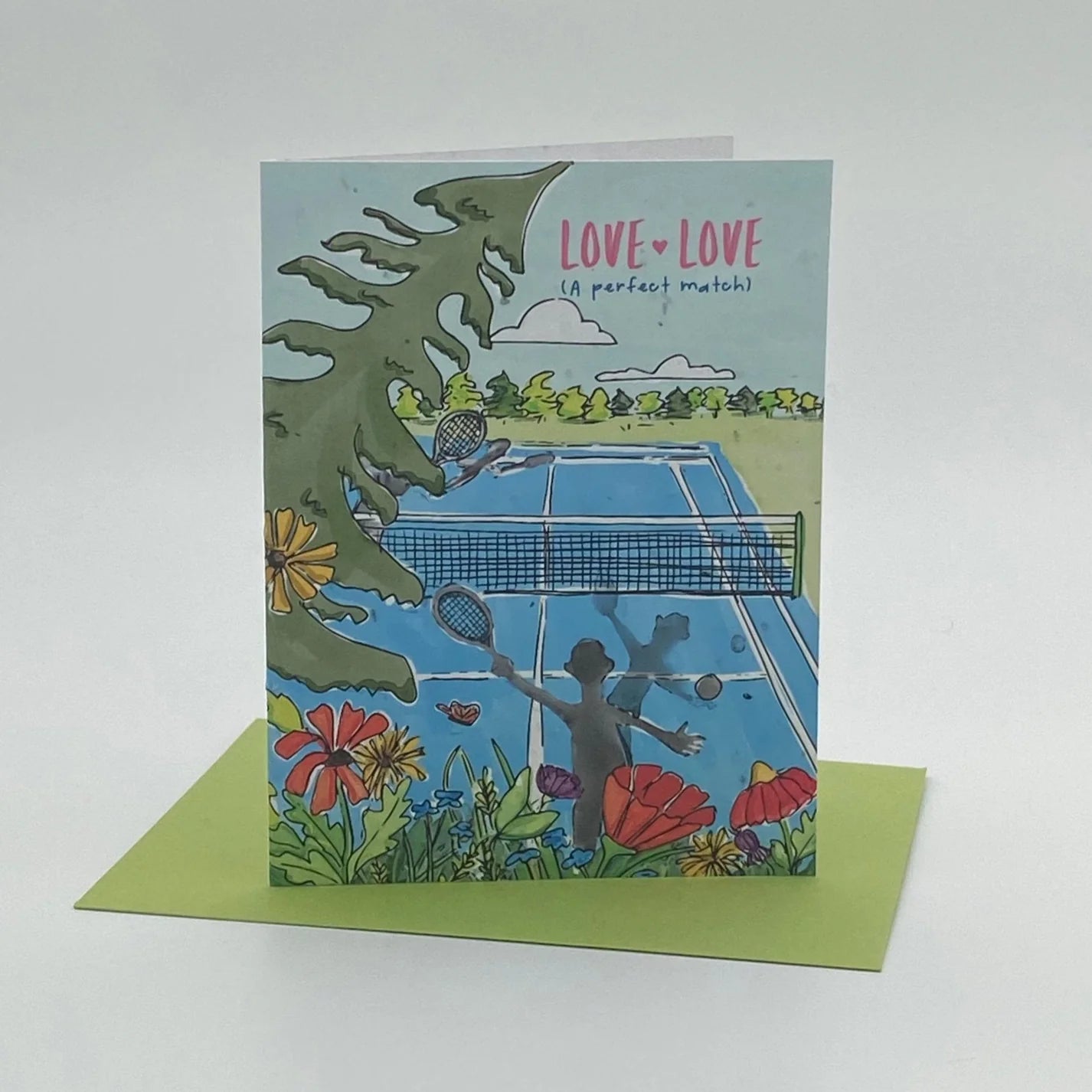 Jill + Jack - Plantable Greeting Card - Tennis Love