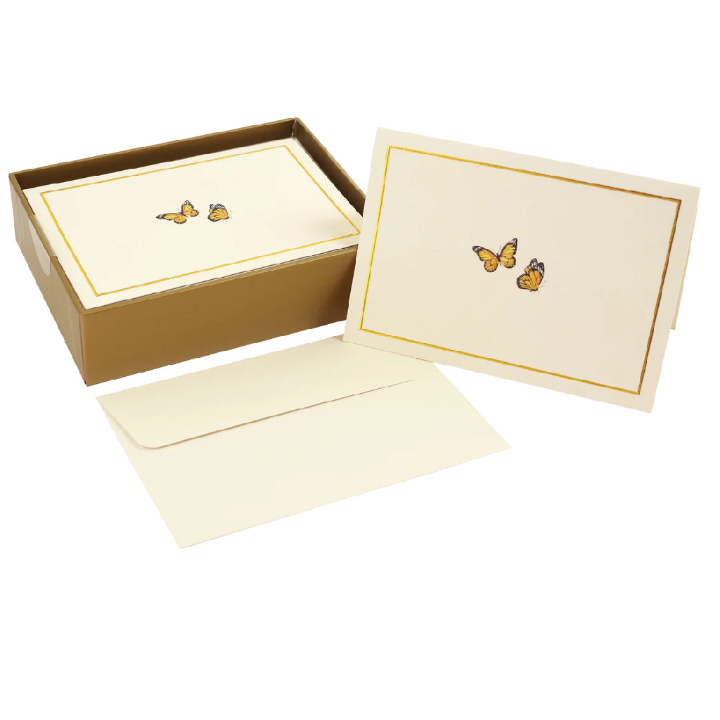 Peter Pauper Boxed Notes - Monarch Butterflies