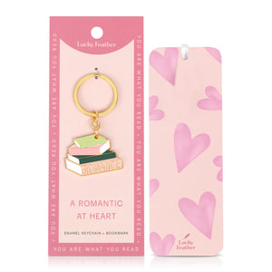 Bookmark Keychain Set - Romance