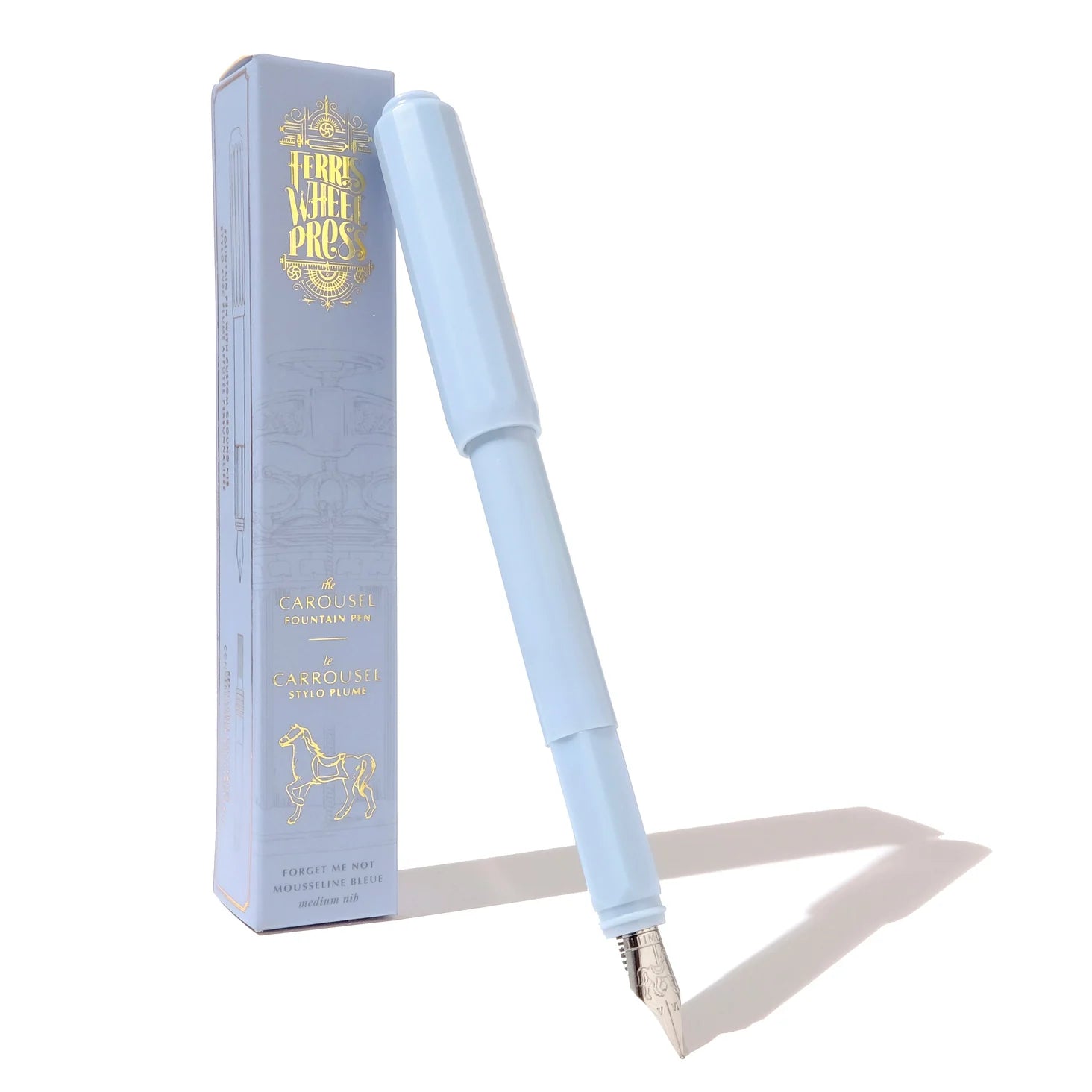 Ferris Wheel Press Carousel Fountain Pen - Forget Me Not Fine