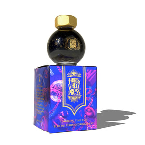 Ferris Wheel Press Bottled Ink - Down The Rabbit Hole, Tumbling Time Blue 20ml