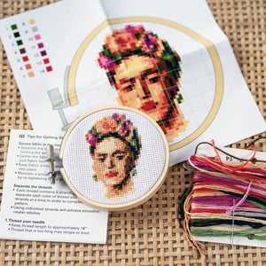 Mini Embroidery Kit - Frida