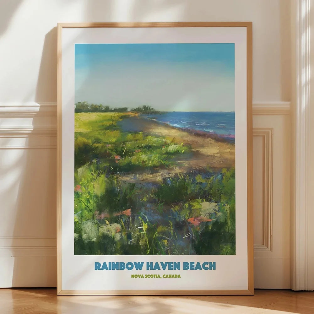 Janna Wilton Art Print - Rainbow Haven Beach 12x16