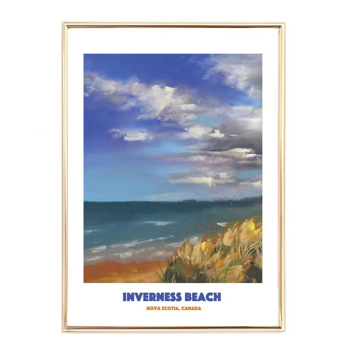 Janna Wilton Art Print - Inverness Beach 12x16