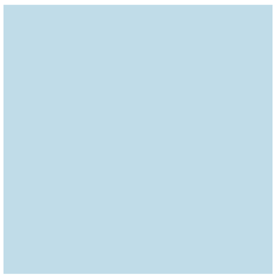 Set of 12" Taper Candles - Ice Blue