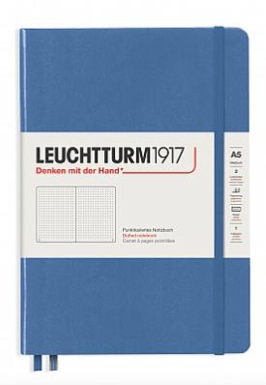 LEUCHTTURM1917 Notebook Medium A5 Softcover - Denim, Dotted